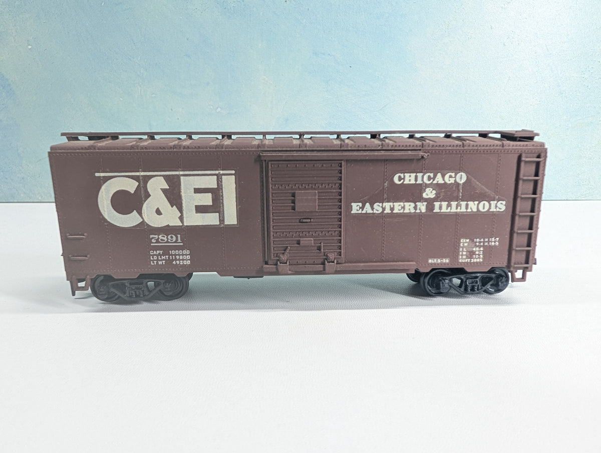 USED Athearn HO Scale 40' Box Car Chicago & Eastern Illinois C&EI #7891