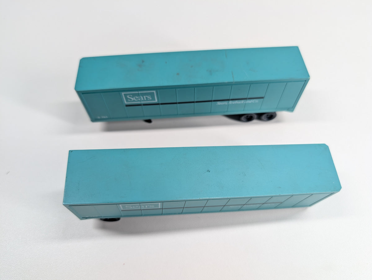 USED Cox HO Scale 40' Trailers Sears #S765 RARE (2 pcs)