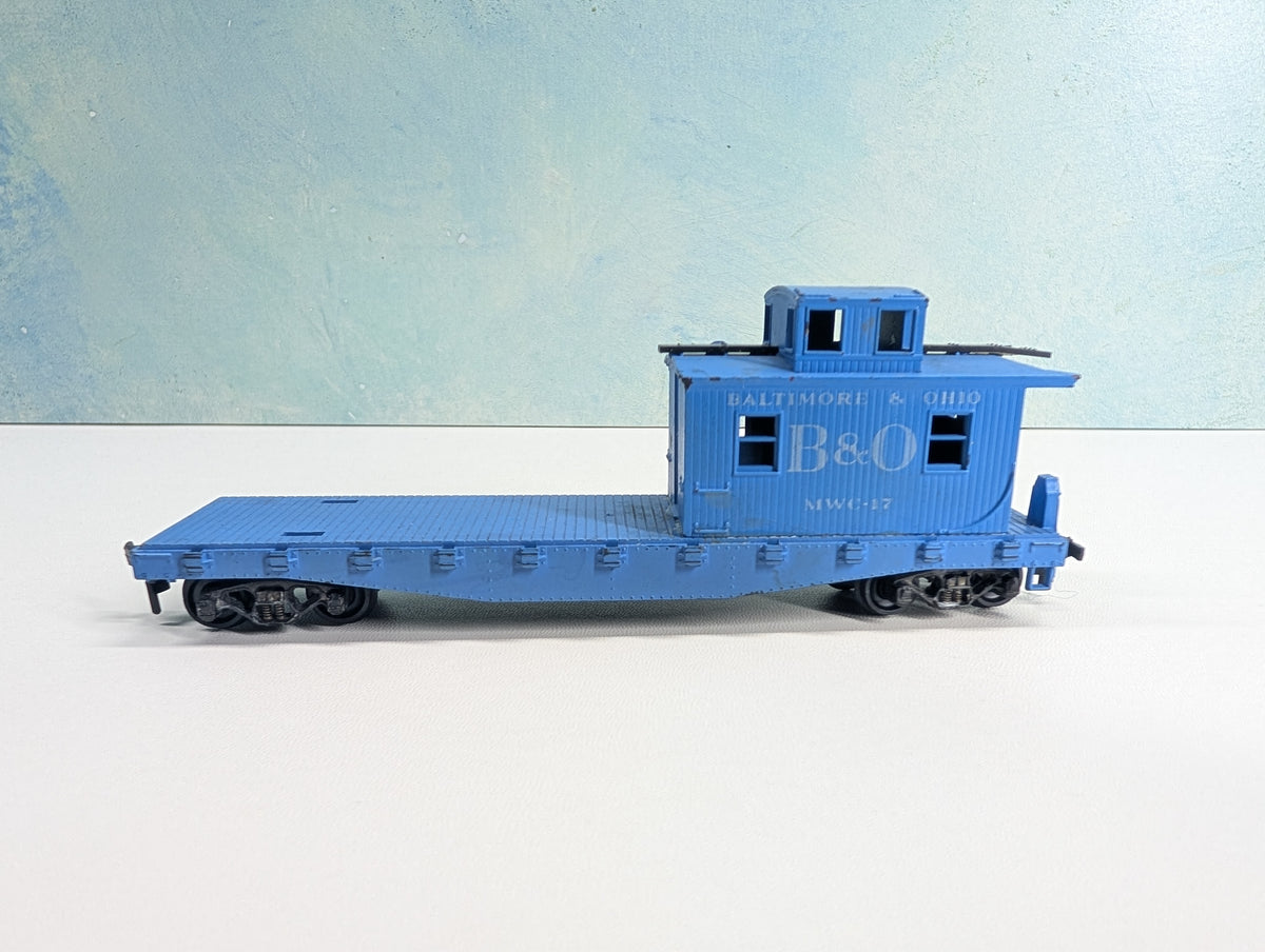 USED Athearn HO Scale Work Caboose Baltimore and Ohio B&O #MWC-17