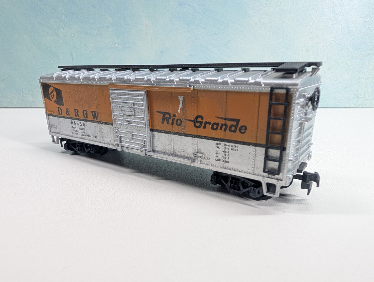 USED AHM HO Scale 40' Box Car Rio Grande D&RGW #68330