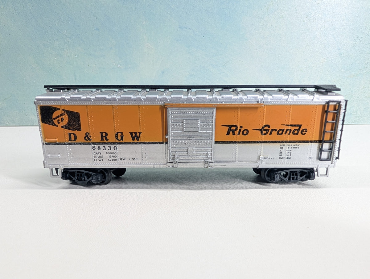USED AHM HO Scale 40' Box Car Rio Grande D&RGW #68330