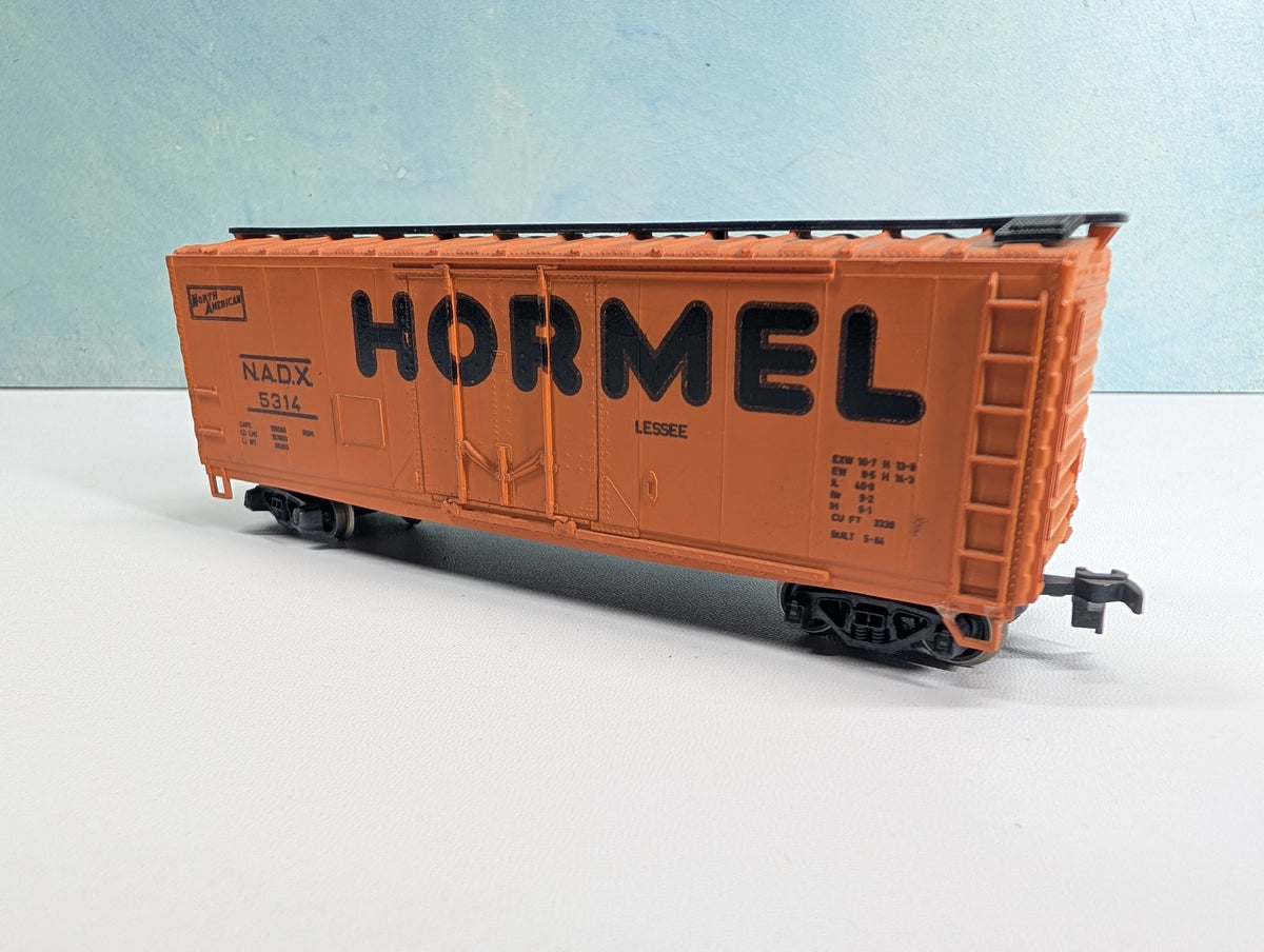USED AHM HO Scale 40' Box Car Hormel NADX #5314