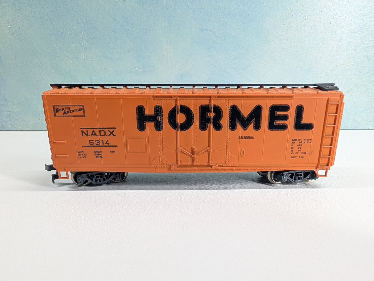 USED AHM HO Scale 40' Box Car Hormel NADX #5314