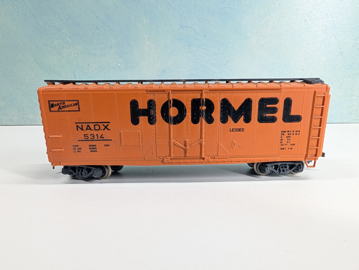 USED AHM HO Scale 40' Box Car Hormel NADX #5314