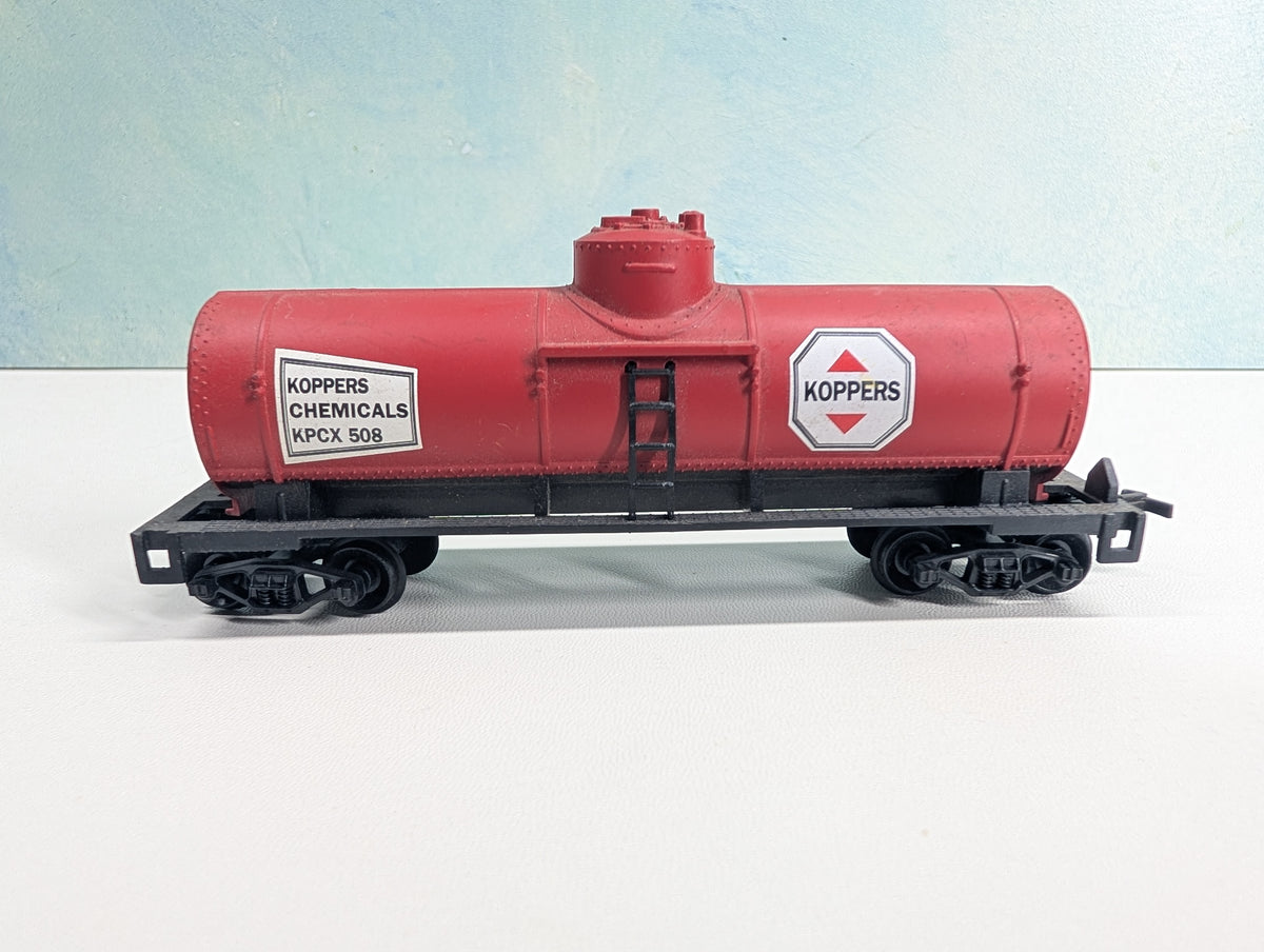 USED Life-Like HO Scale Single Dome Tank Car Koppers KPCX #508