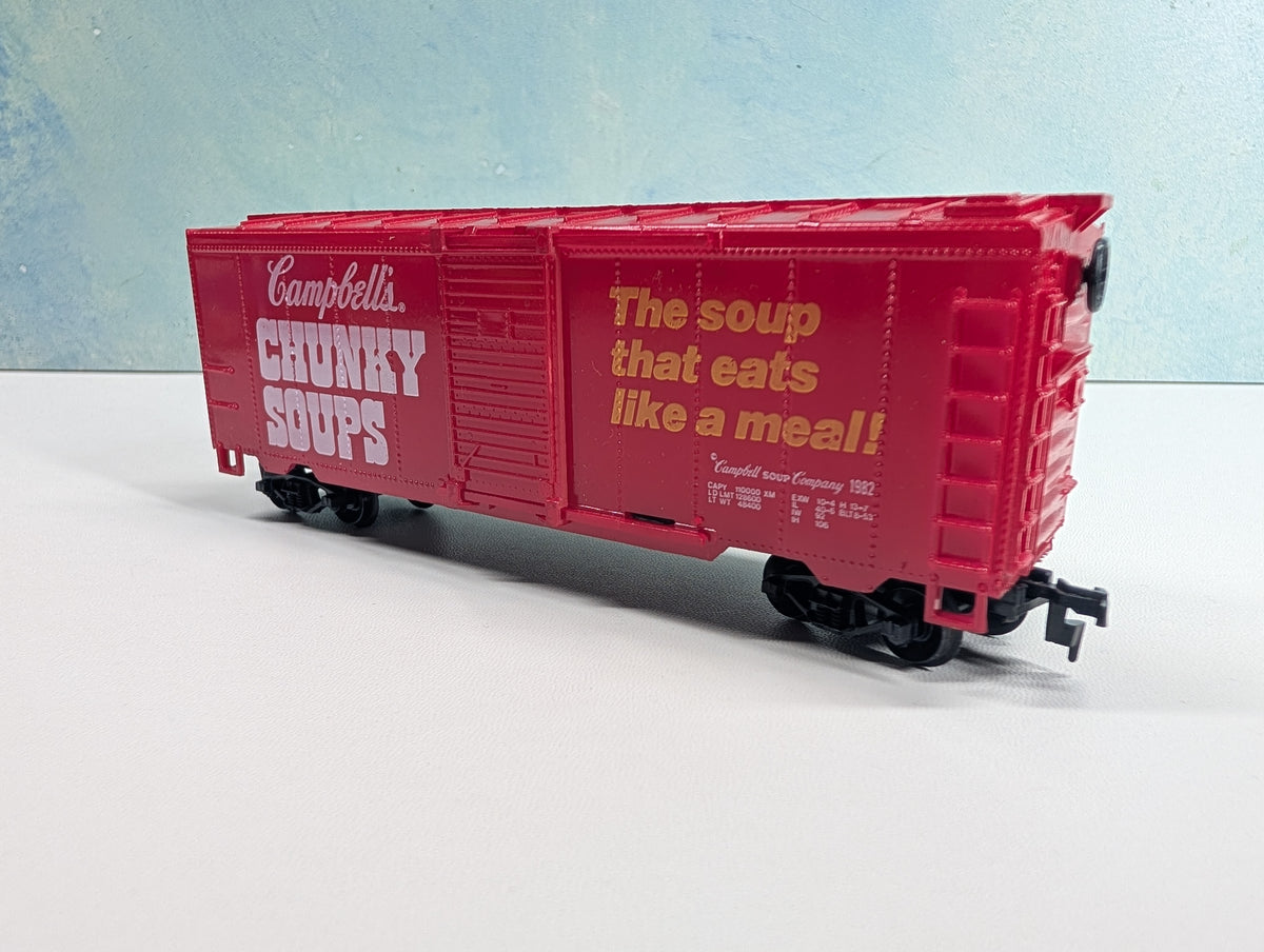 USED Life-Like HO Scale 40' Box Car, Chunky Soup Campbell's