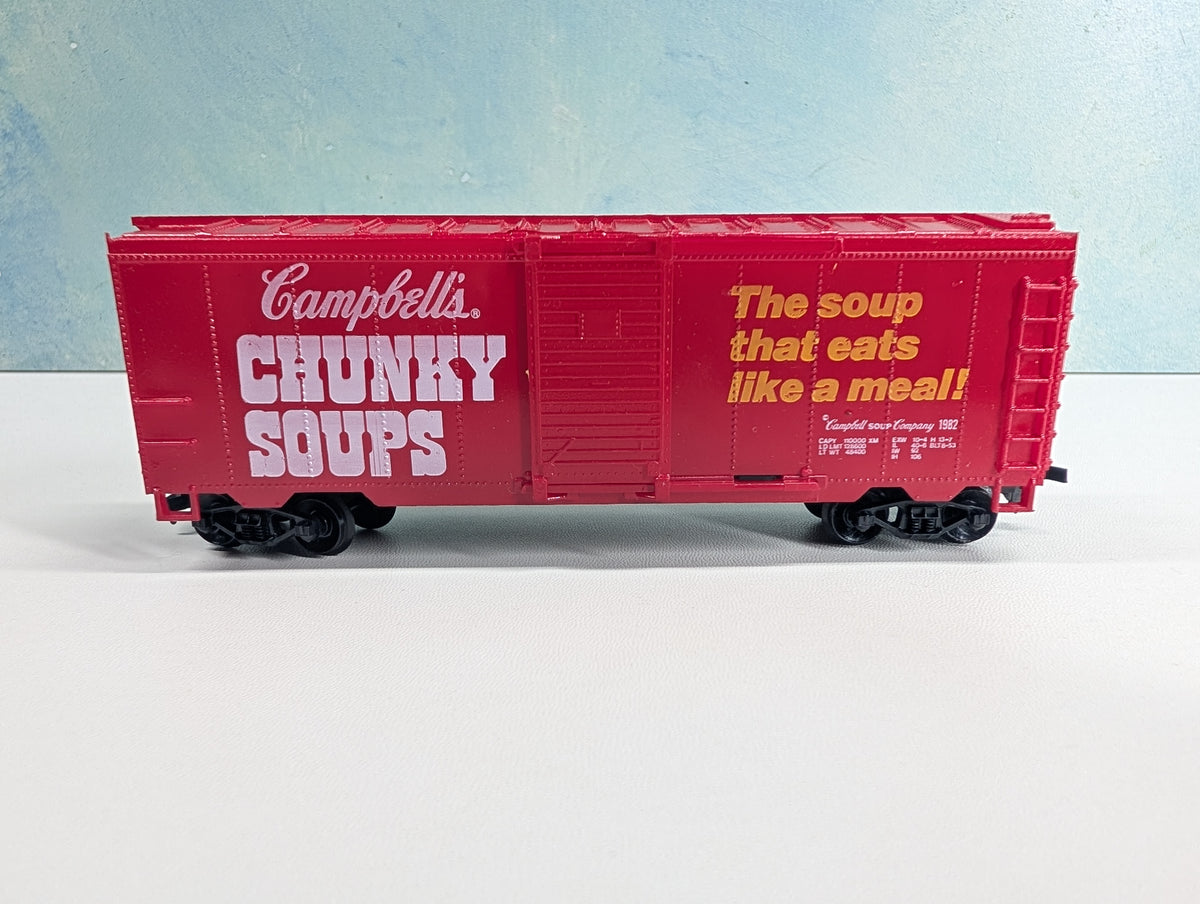 USED Life-Like HO Scale 40' Box Car, Chunky Soup Campbell's