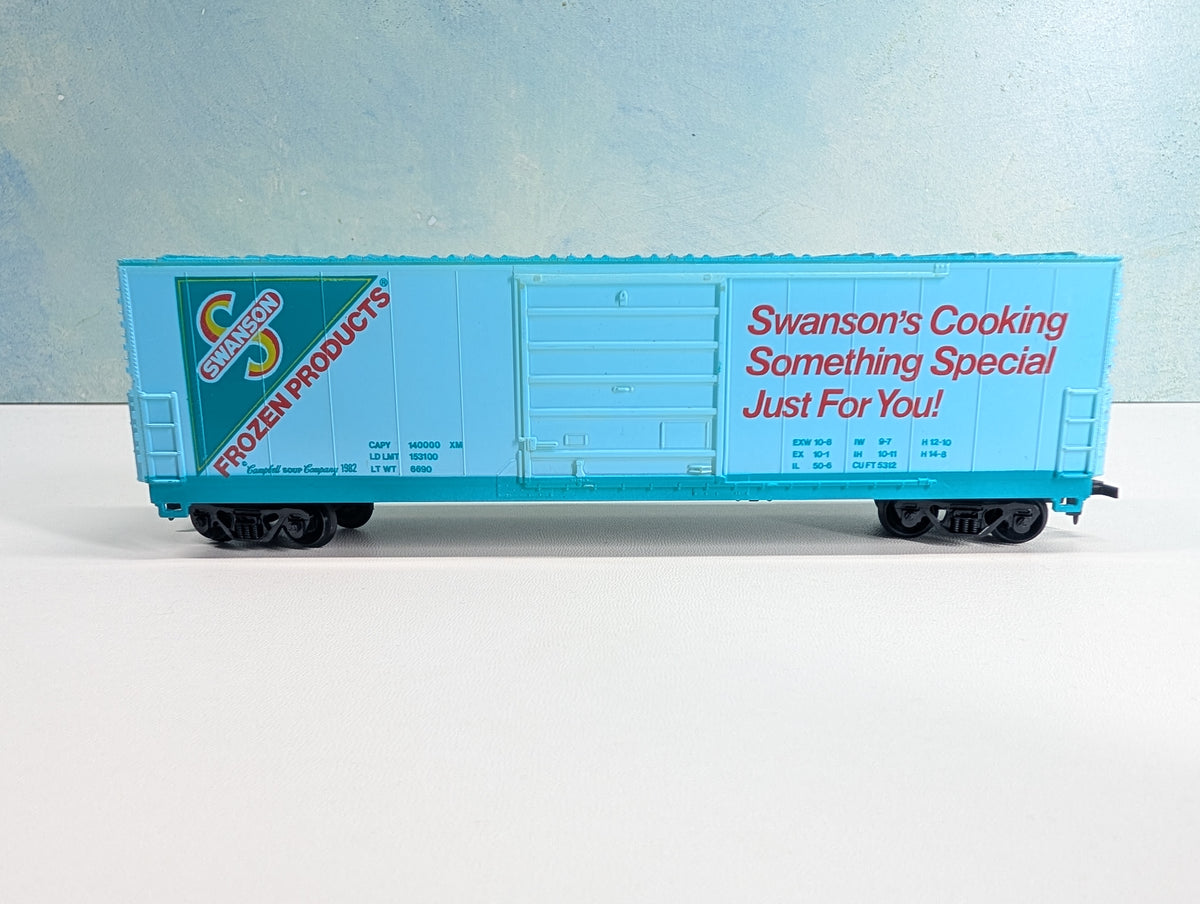 USED Life-Like HO Scale 50' SD Box Car Swanson's Frozen Campbell's