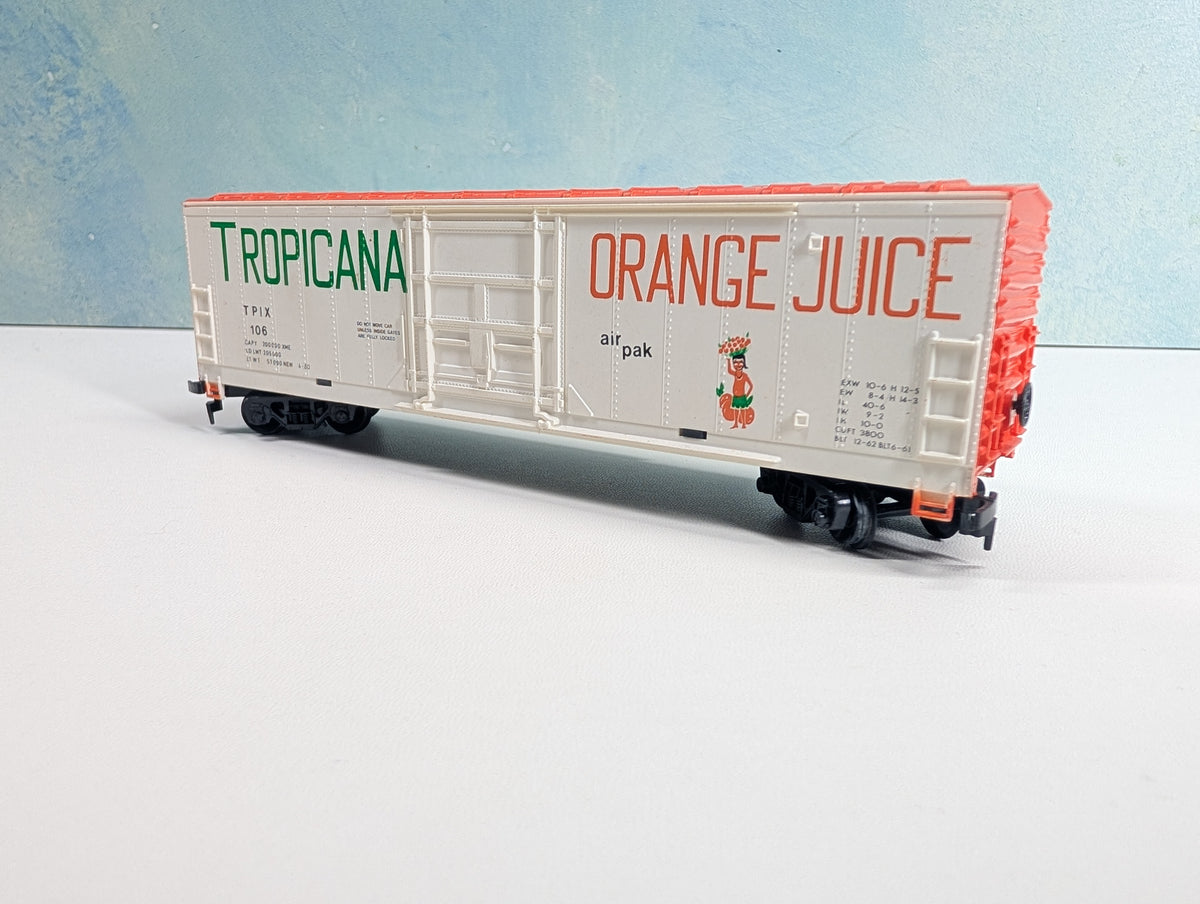 USED Life-Like HO Scale 50' SD Box Car Tropicana TPIX #106