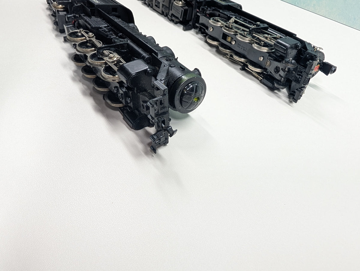 USED Tyco HO Scale Steam Locomotives, Chattanooga & Pennsylvania Parts/Repairs DC (2 pcs)