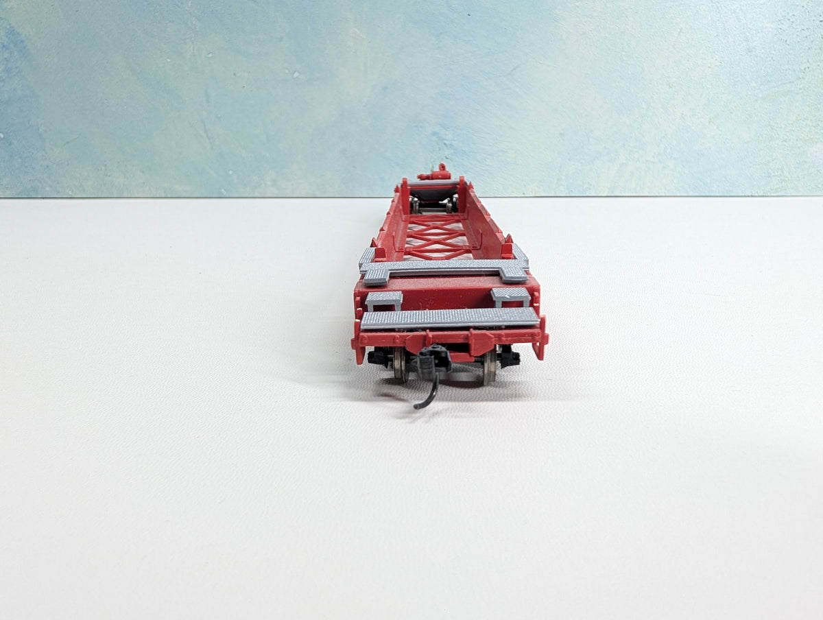 USED HO Scale Gunderson Husky Stack Burlington Northern BN #64015 Metal Wheels