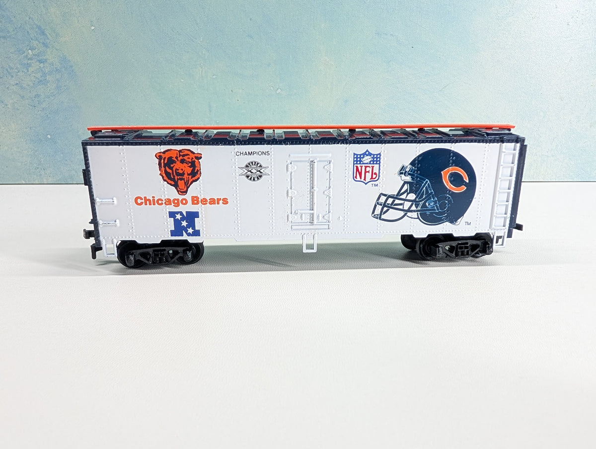 USED Mantua HO Scale Super Bowl Express 40' Box Car Chicago Bears
