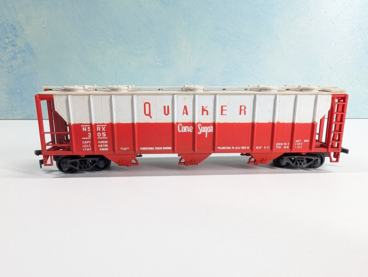 USED HO Scale Covered Hopper Quaker Cane Sugar NSRX #305