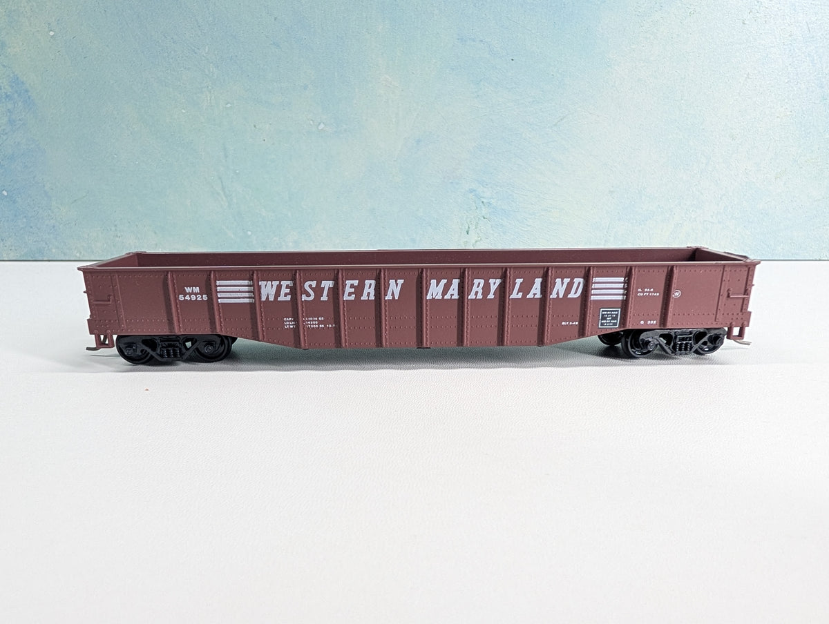 USED Athearn HO Scale 50' Gondola Western Maryland WM #54925 Bev-Bel