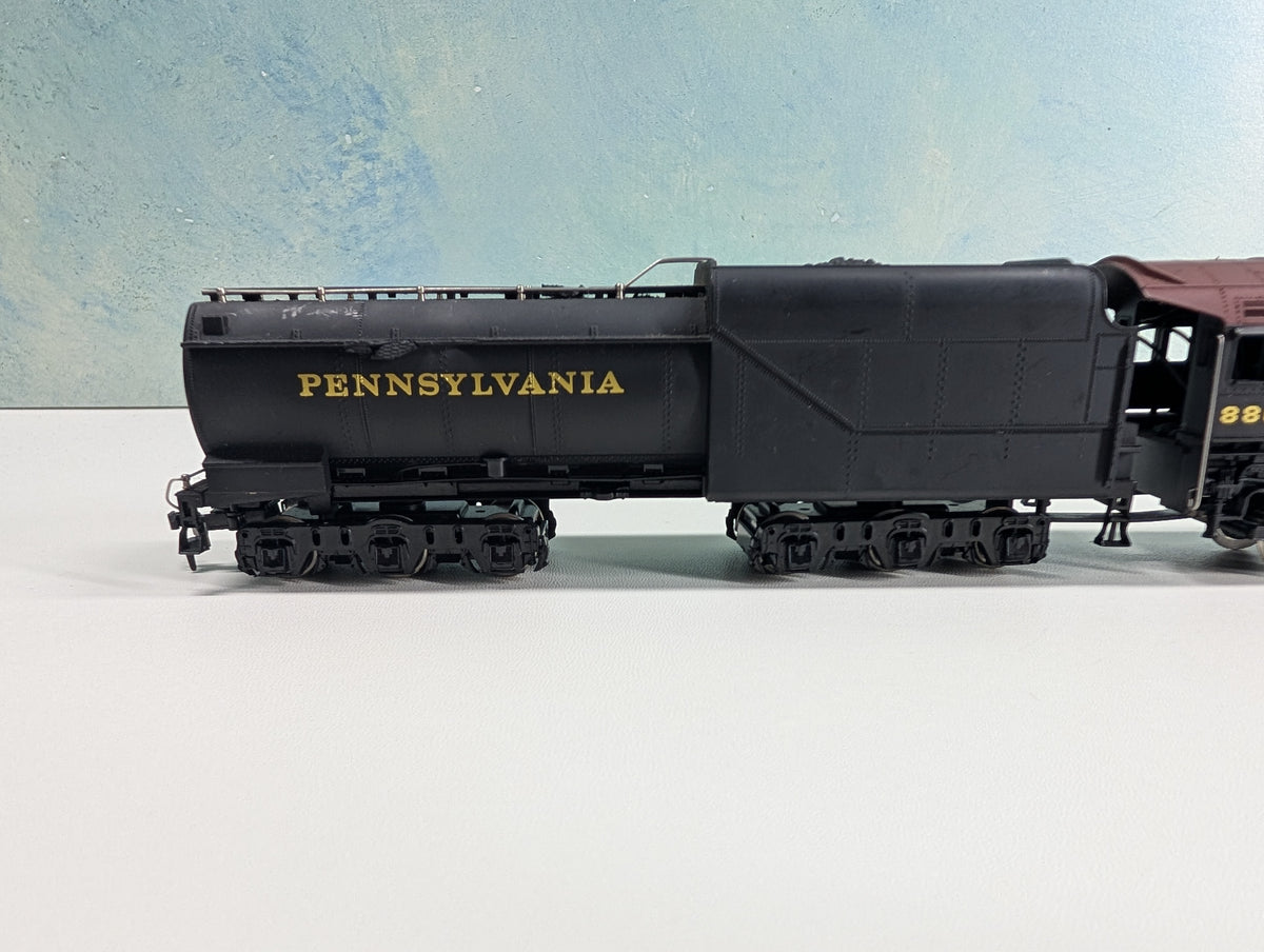 USED Mehano HO Scale 4-8-2 Steam Locomotive Pennsylvania PRR #8800 Runs Great DC