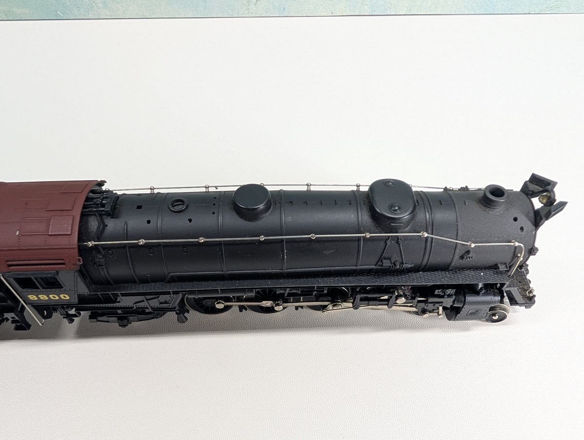 USED Mehano HO Scale 4-8-2 Steam Locomotive Pennsylvania PRR #8800 Runs Great DC