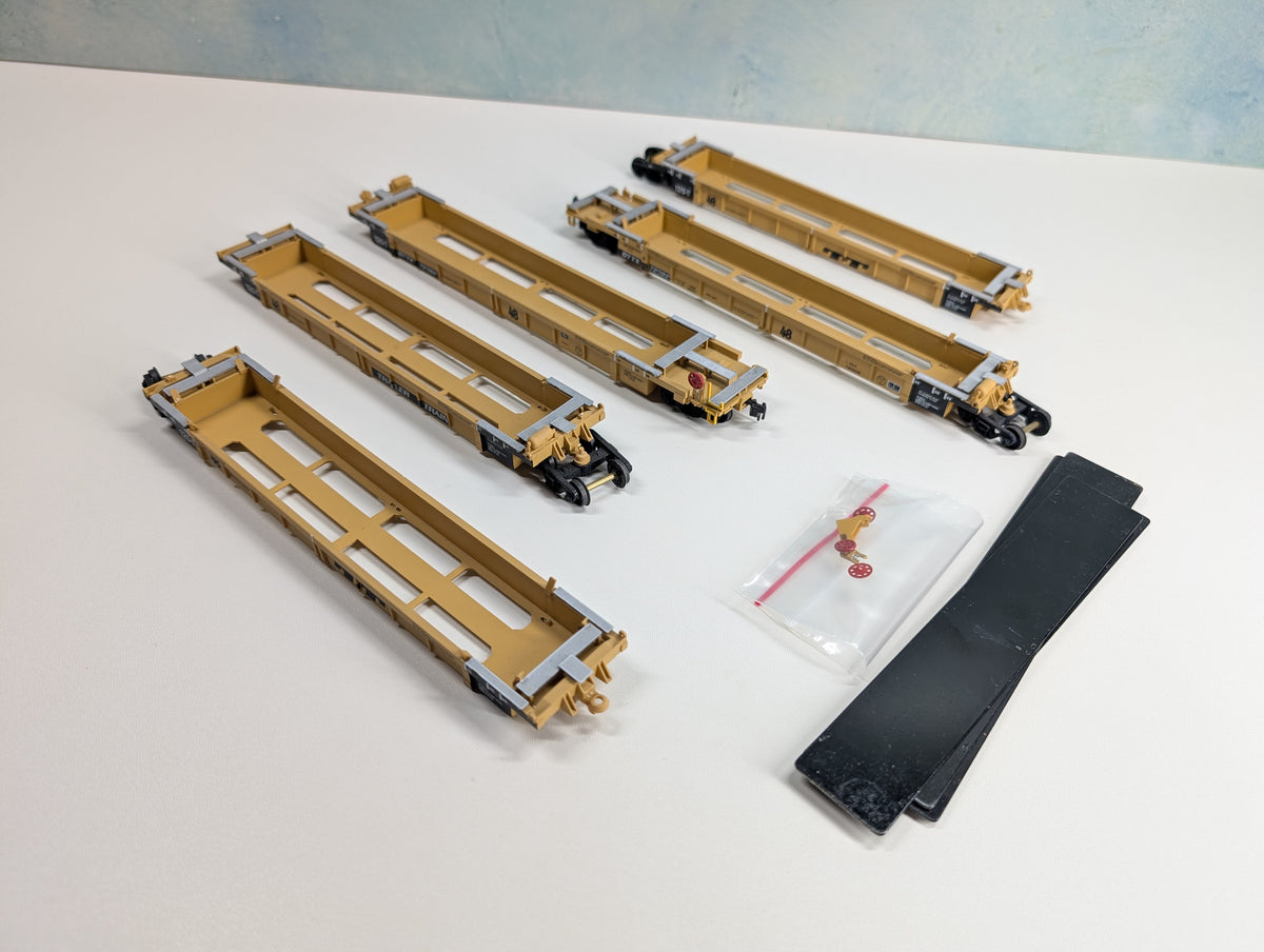 USED Walthers 932-3971 HO Scale 305' Thrall 5 Unit Articulated Double Stack 48' Well Car TTX DTTX #72382
