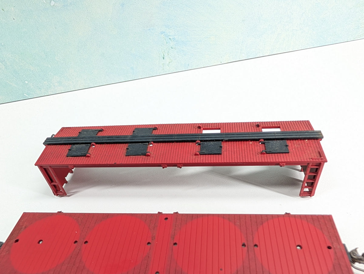 USED Athearn HO Scale Red Open-Sided Pickle Tank Car Heinz Company #62
