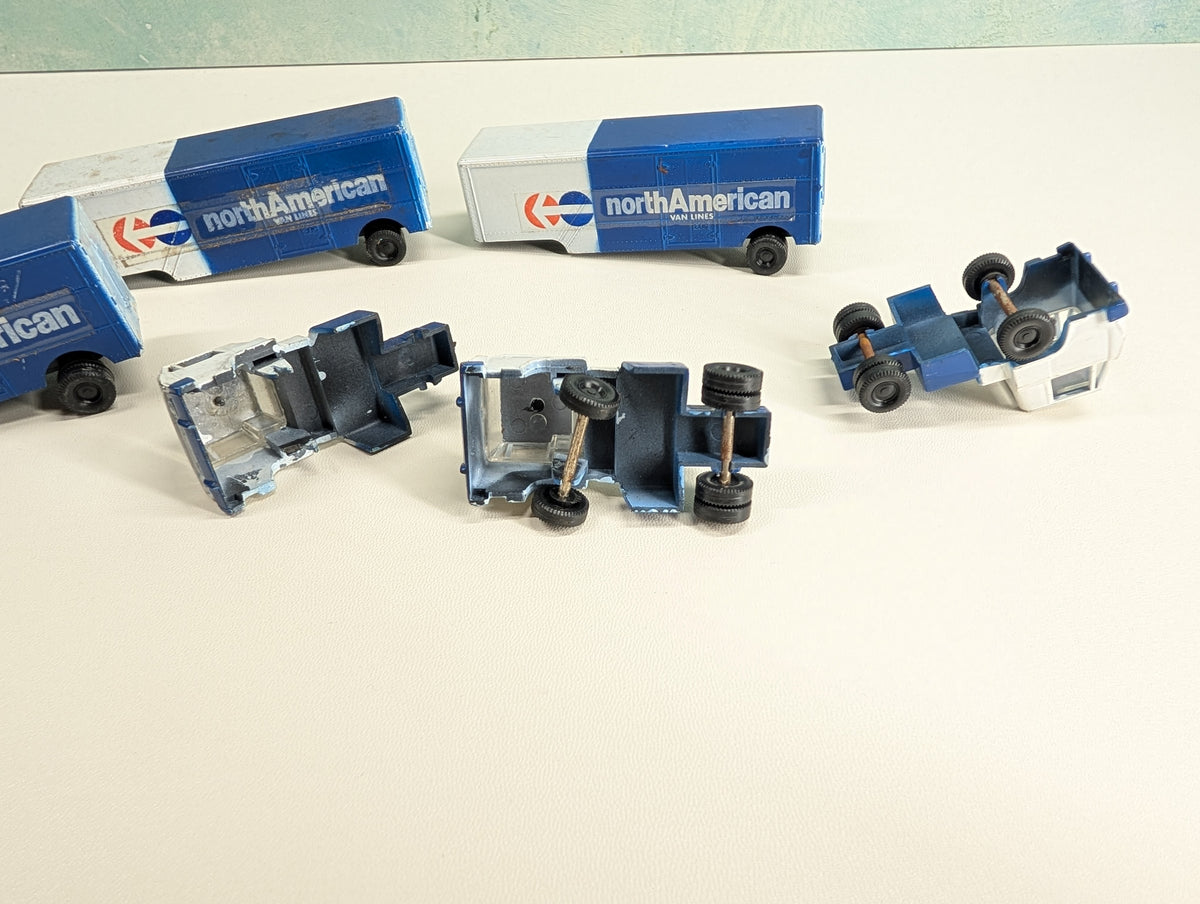 USED Bachmann 2302 HO Scale Lot of North American Trailers and Cabs