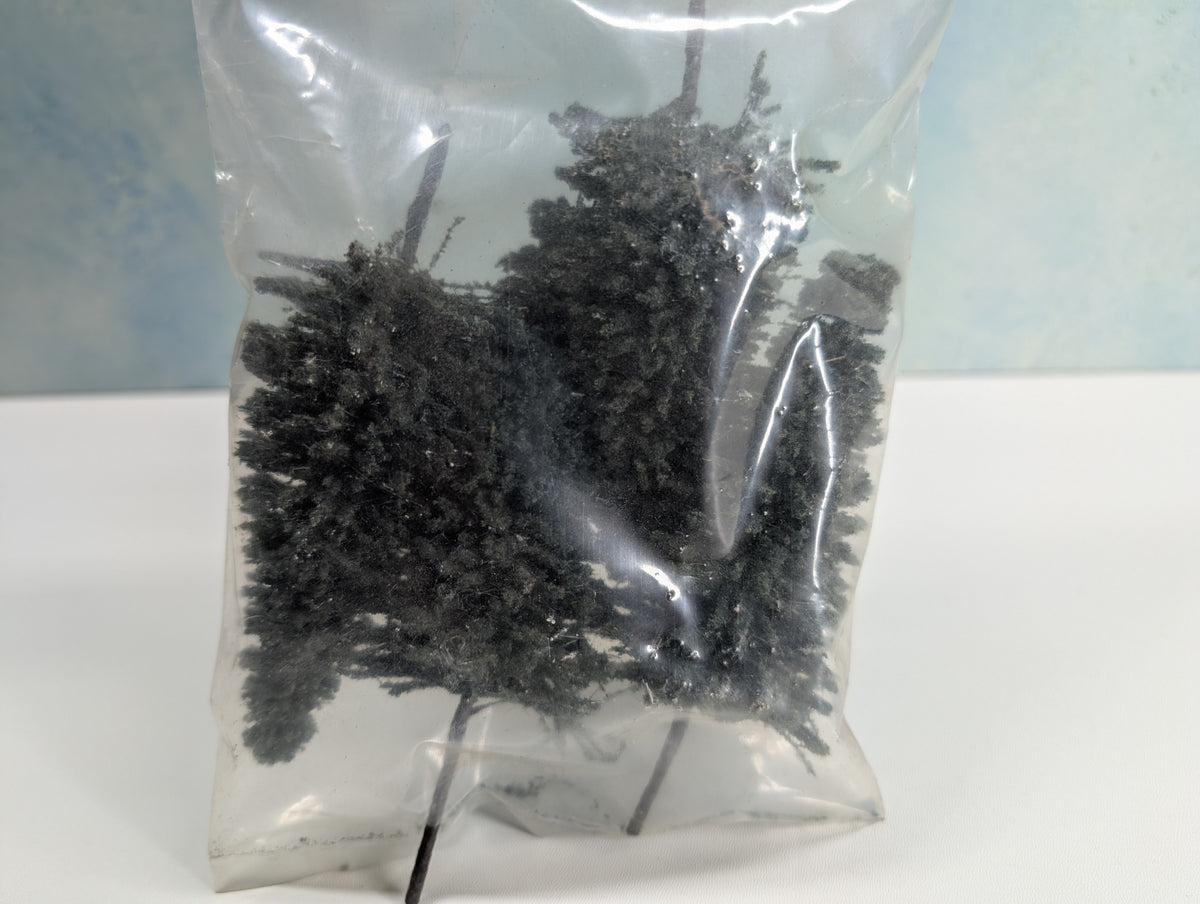 Grand Central Gems T4 HO Scale 4 Medium Pine Trees