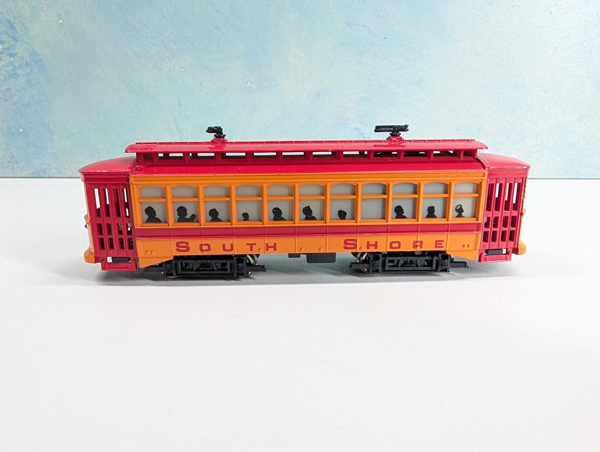 USED Bachmann HO Scale Brill Trolley w/ Lights South Shore Tested! DC