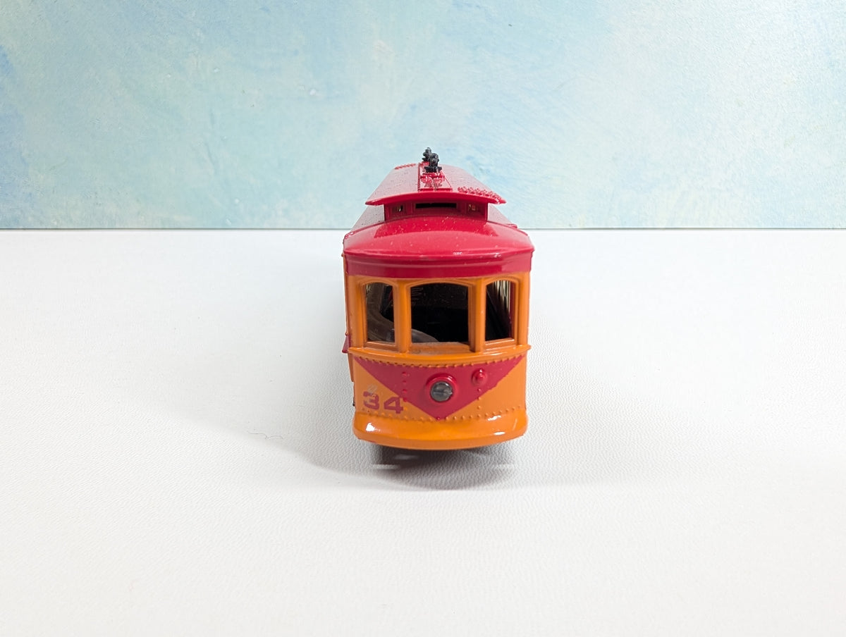 USED Bachmann HO Scale Brill Trolley w/ Lights South Shore Tested! DC
