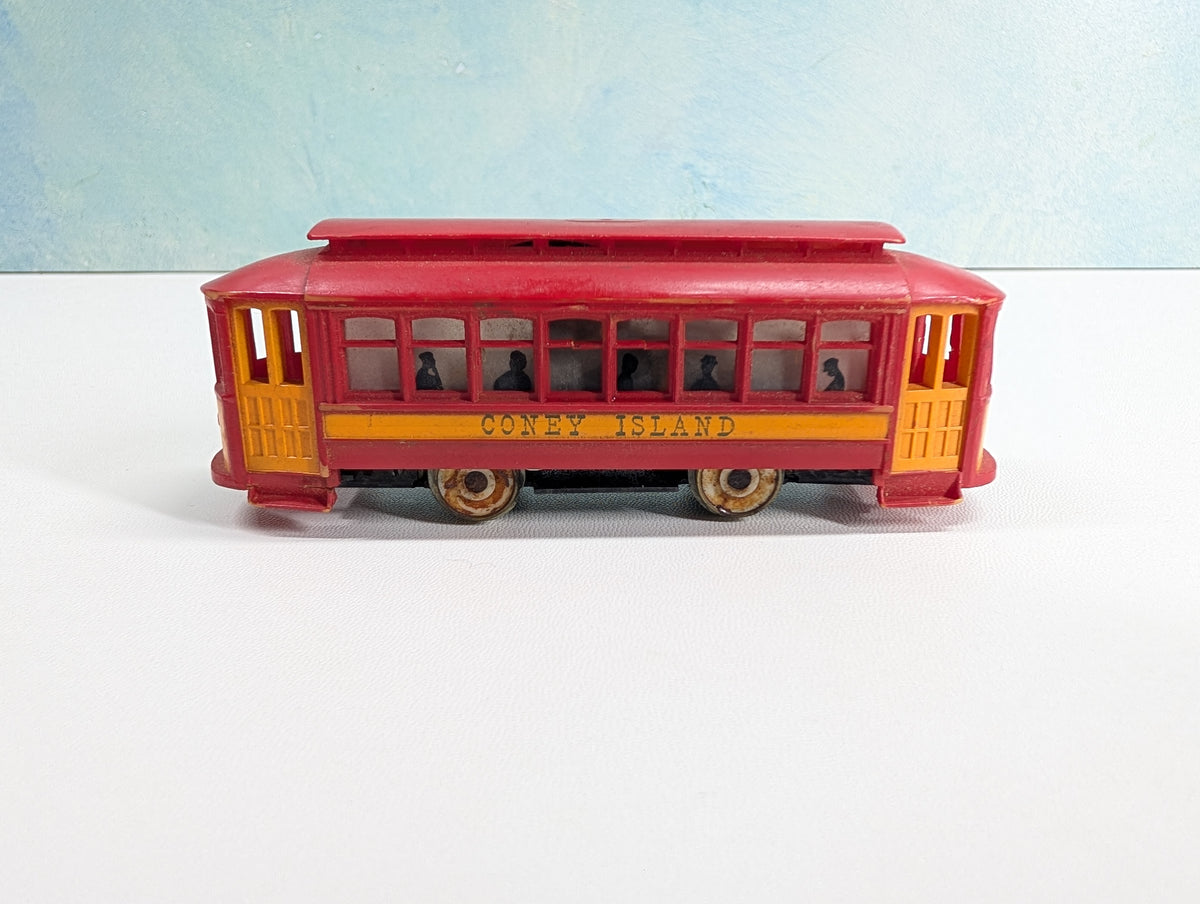 USED Tyco HO Scale Street Trolley Coney Island Tested! Rare DC