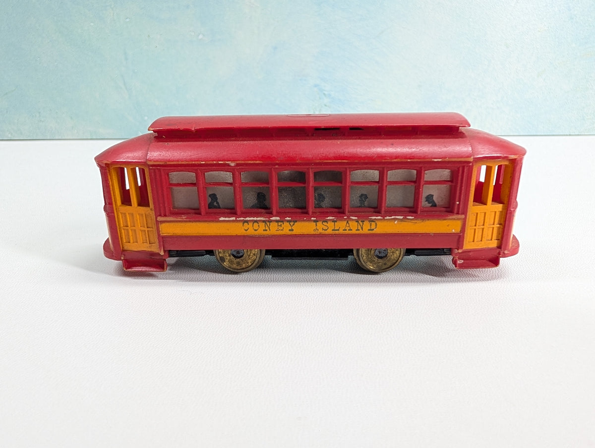 USED Tyco HO Scale Street Trolley Coney Island Tested! Rare DC