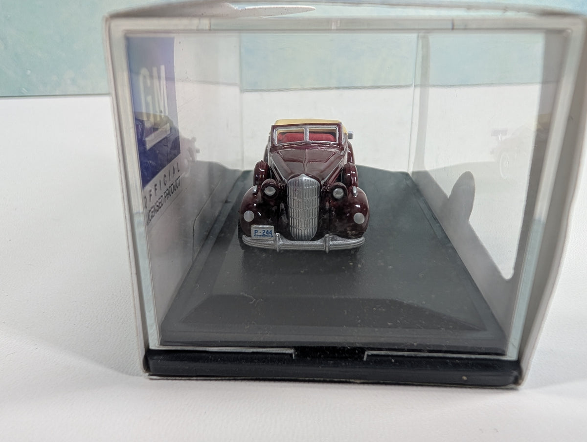 USED Oxford Diecast 87BS36003 HO Scale Buick Special Convertible Coupe 1936 Cardinal/Maroon