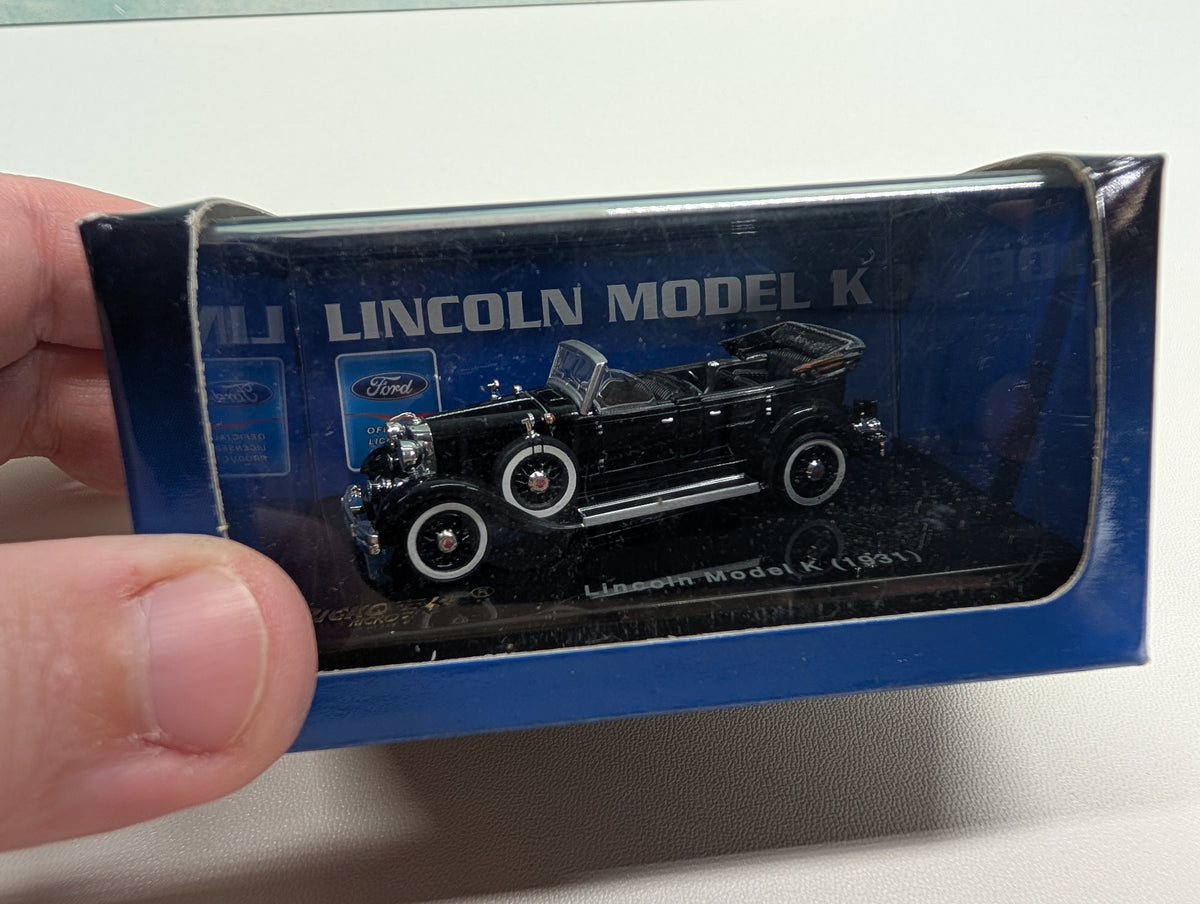 USED Ricko 38363 HO Scale Lincoln Model K 1931, Black