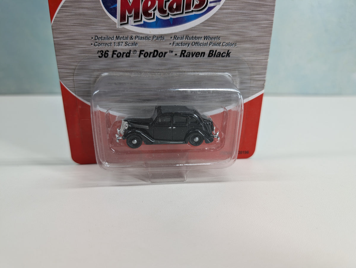 Classic Metal Works 30196 HO Scale '36 Ford ForDor, Raven Black (Sealed)