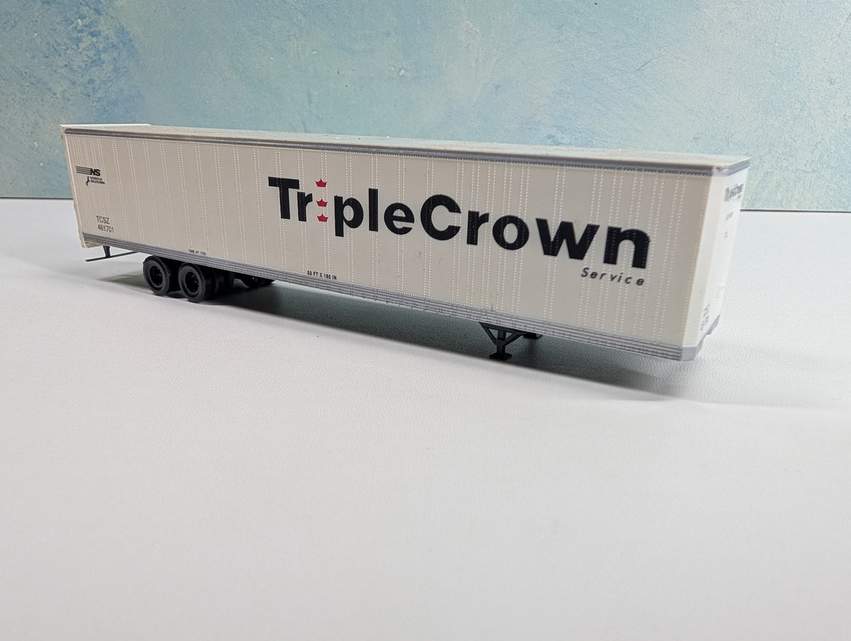 USED Bowser HO Scale 53' Roadrailer Trailer Triple Crown Service TCSZ #461701