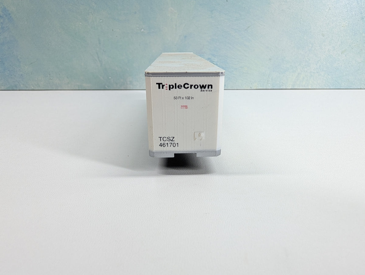 USED Bowser HO Scale 53' Roadrailer Trailer Triple Crown Service TCSZ #461701