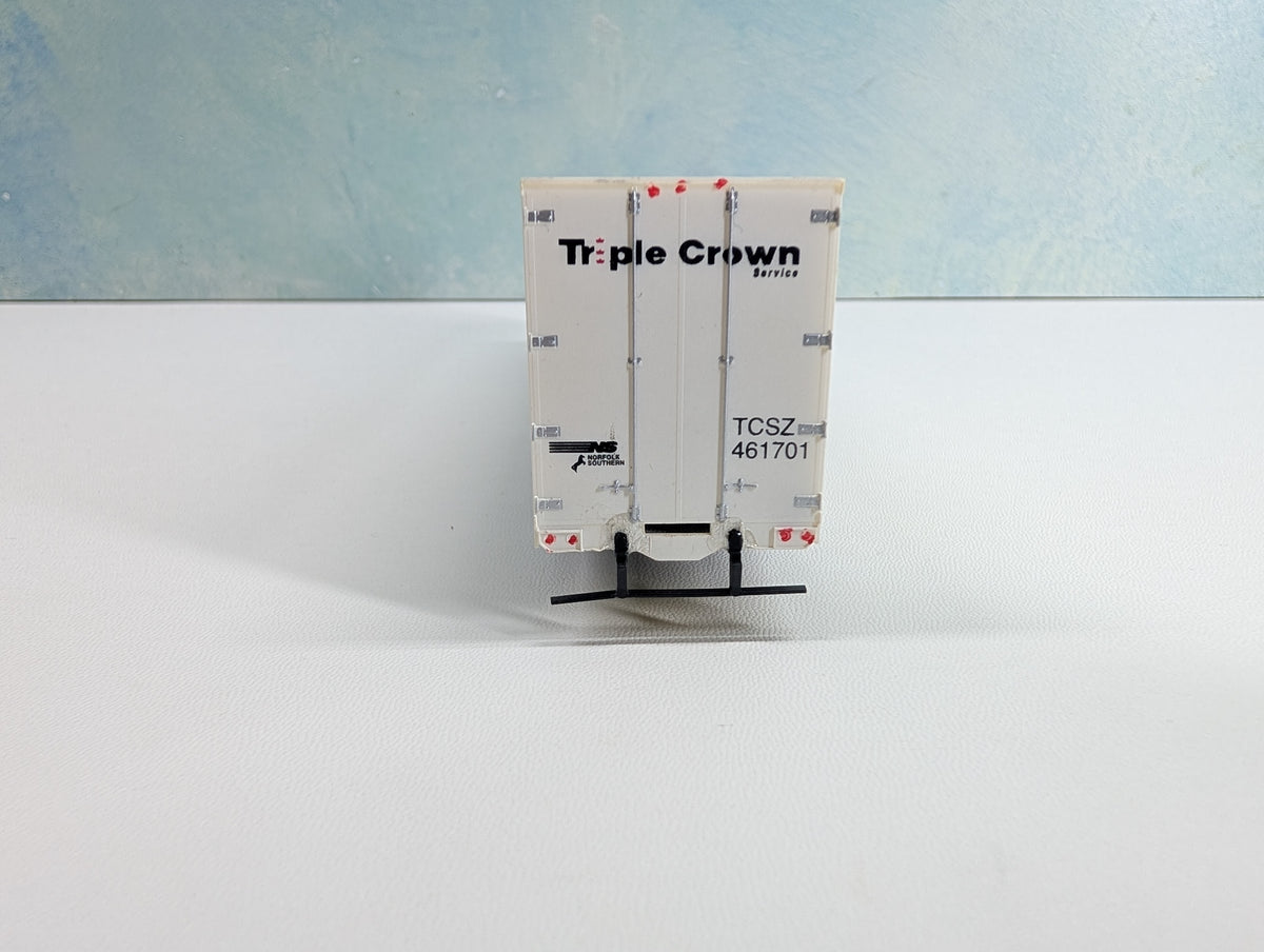 USED Bowser HO Scale 53' Roadrailer Trailer Triple Crown Service TCSZ #461701