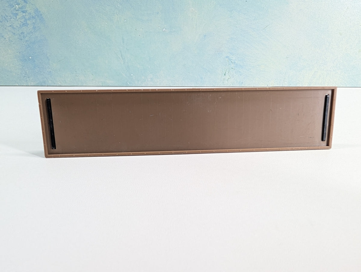 USED AHM HO Scale 41' Flat Trailer, Brown