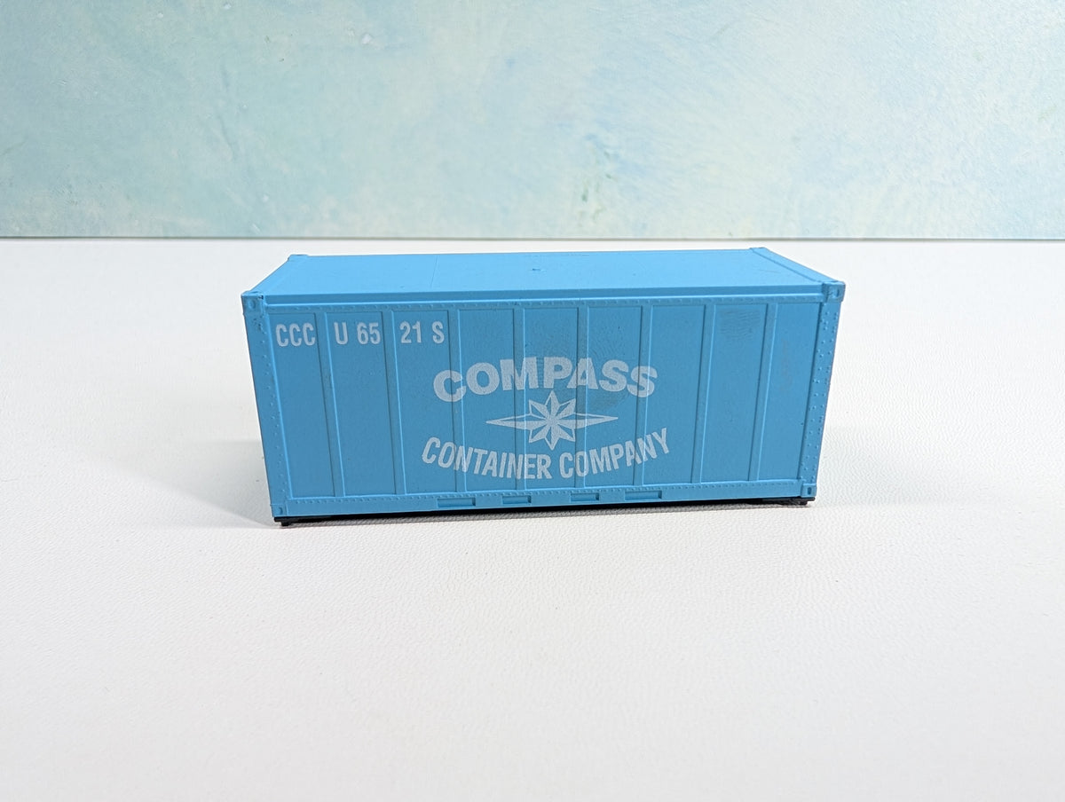 USED HO Scale 20' Container Compass Container CCCU #6521S