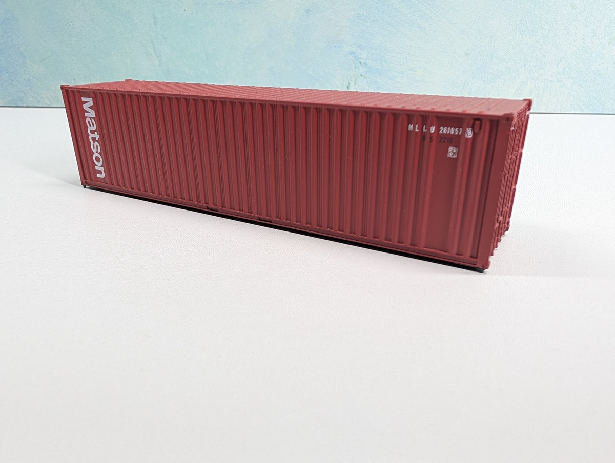 USED HO Scale 40' Container Matson MLCU #261057