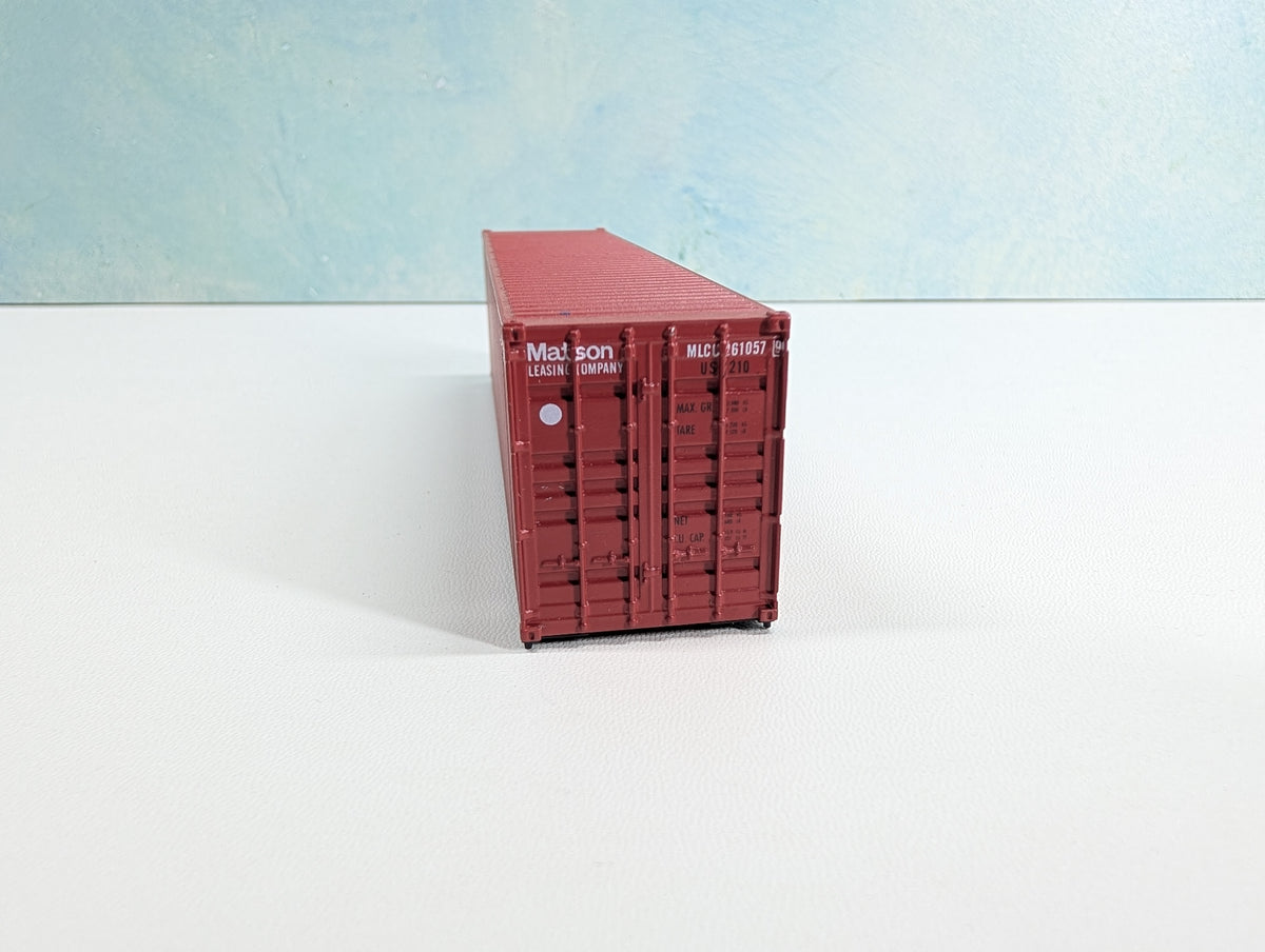 USED HO Scale 40' Container Matson MLCU #261057