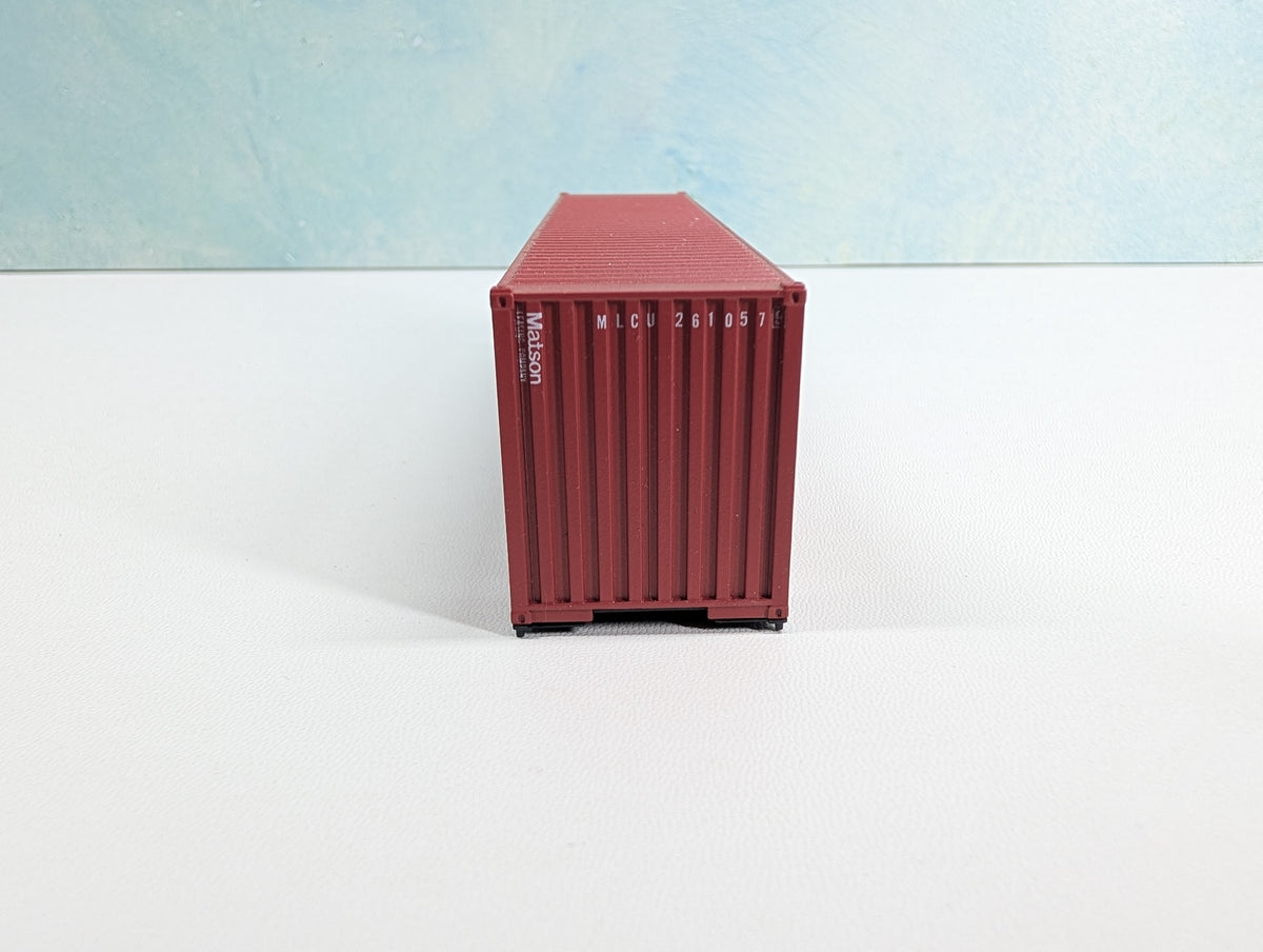 USED HO Scale 40' Container Matson MLCU #261057