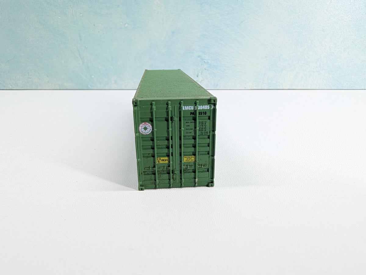 USED HO Scale 40' Container Evergreen EMCU #908405