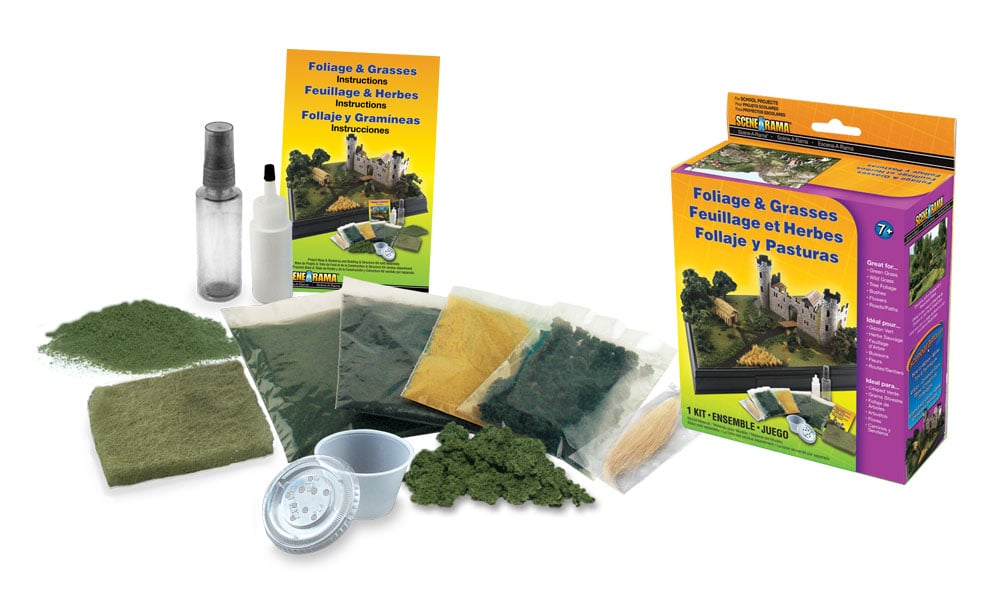Woodland Scenics SP4120 MULTI Scale Foilage & Grasses Bundle Scene-A-Rama KIT
