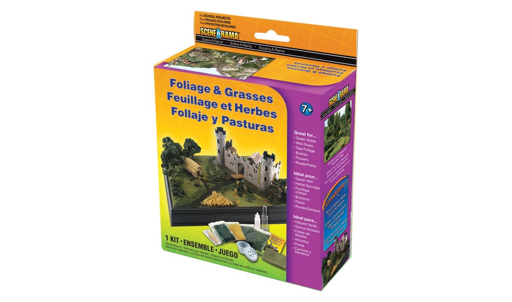 Woodland Scenics SP4120 MULTI Scale Foilage & Grasses Bundle Scene-A-Rama KIT