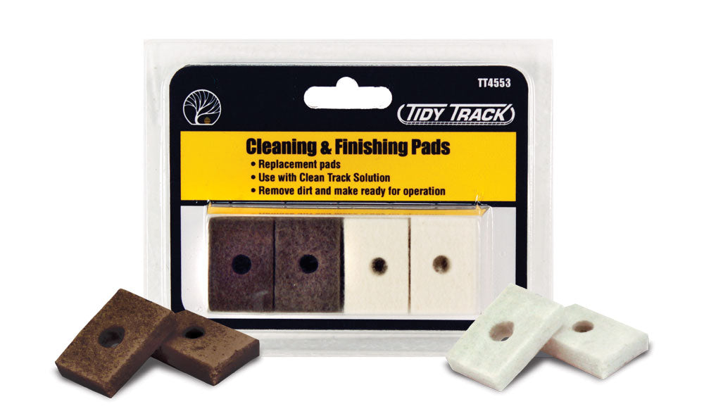 Woodland Scenics TT4553 MULTI Scale, Tidy Track Cleaning & Finishing Pads