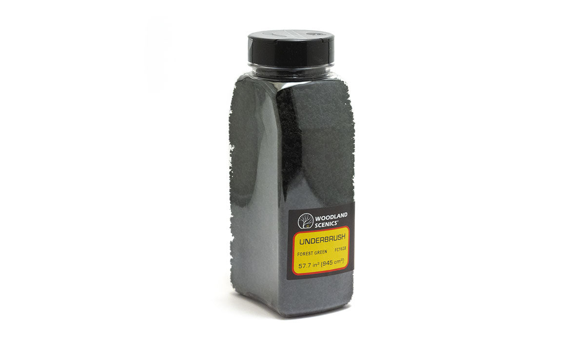 Woodland Scenics FC1638 MULTI Scale Underbrush Forest Green Shaker