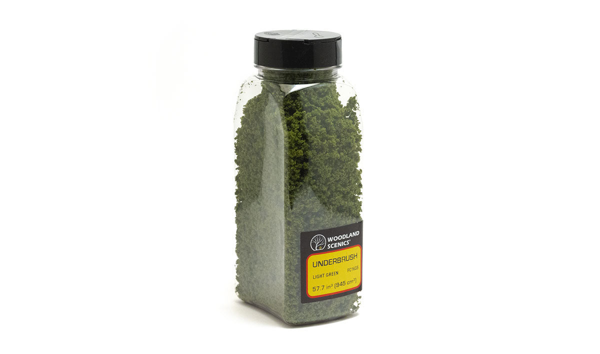 Woodland Scenics FC1635 MULTI Scale Underbrush Light Green Shaker