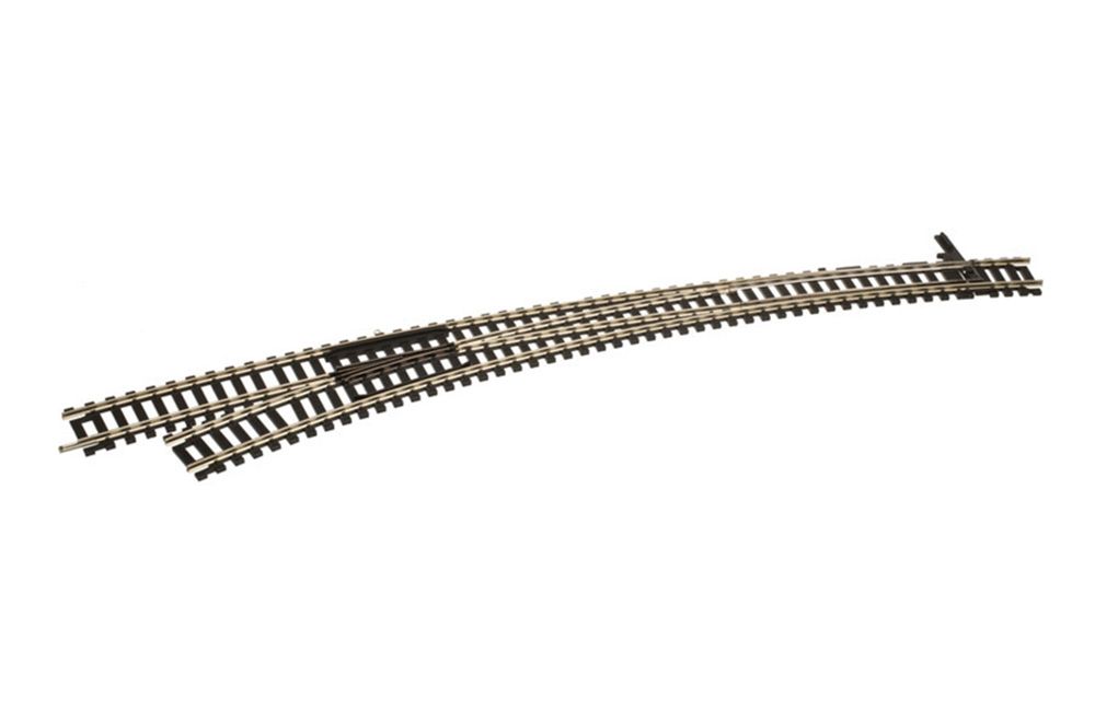 Atlas 287 HO Scale Mark IV Curved Turnout LH Code 100 Nickel Silver CustomLine