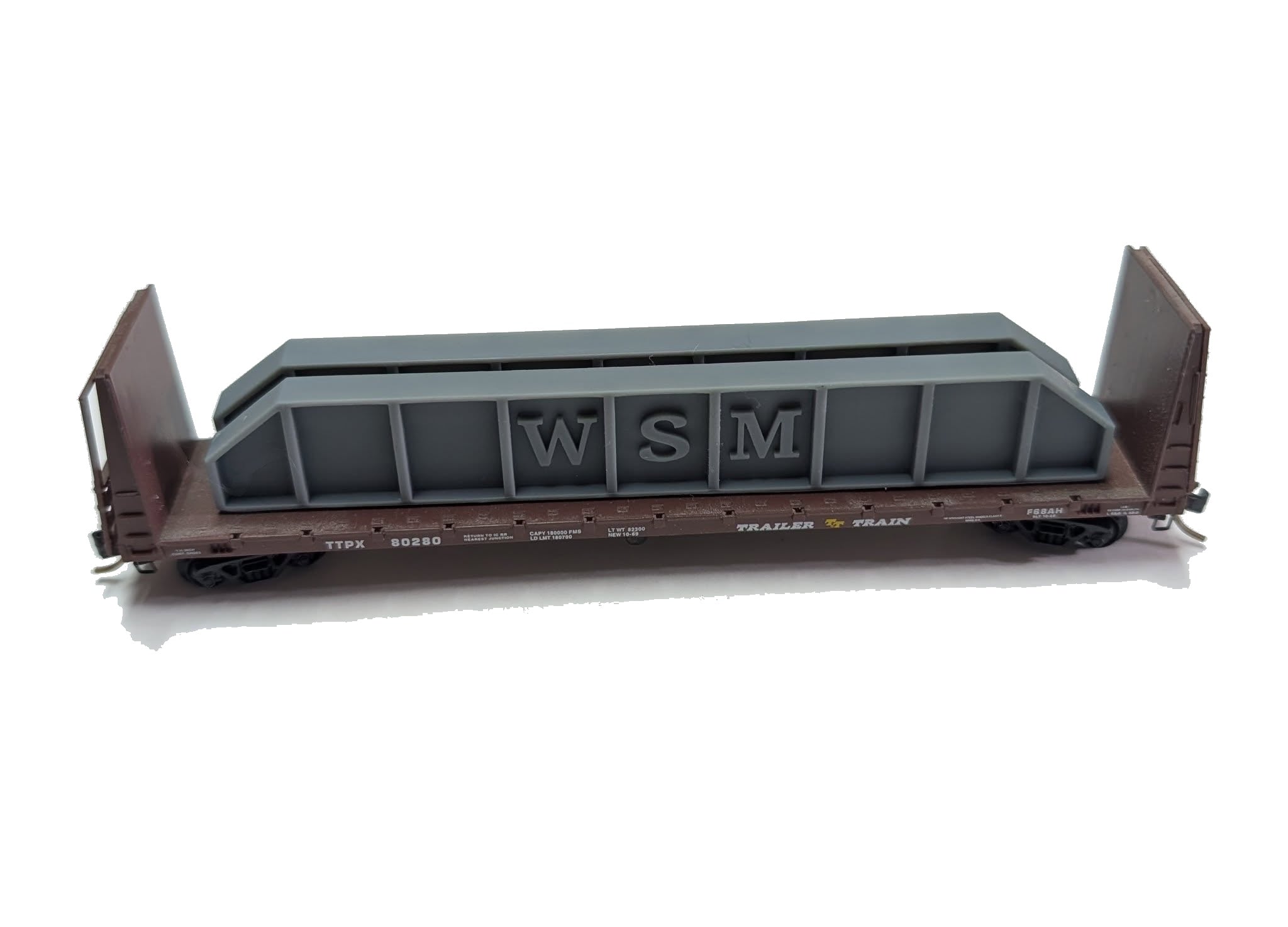 Whistle Stop Models HO9020 HO Scale Bridge Girder Load, Resin 3D Printed, Highly Detailed (2 pcs)