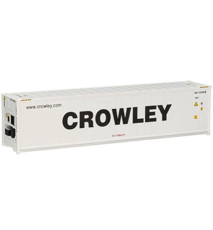 Atlas 20006729 HO Scale 40' Refrigerated Container Crowley Set 2 (3 pc