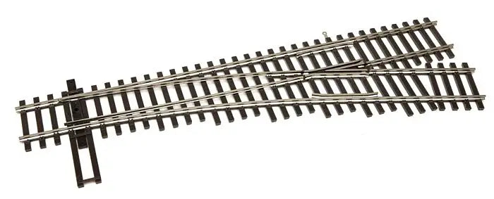 Walthers 948-83014 HO Scale Nickel Silver DCC-Friendly #4 Right Hand Turnout Track (Code 83)