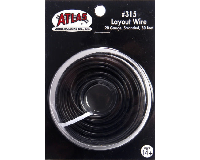 Atlas 315 MULTI Scale, Layout Wire Black 50'